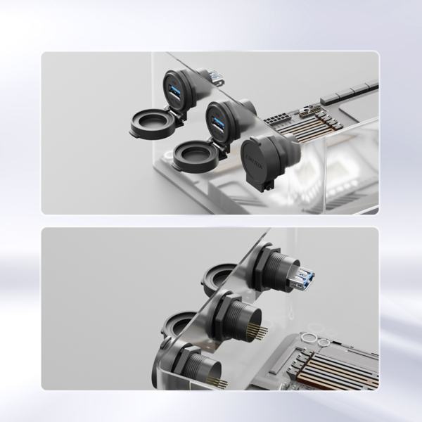USB-TYPEA Direct/Welding Female Plug