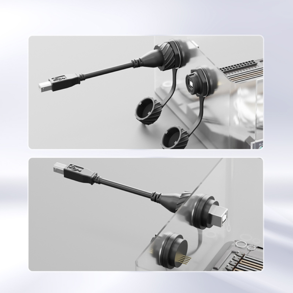 USB-TYPEB Direct/Welding Female Plug